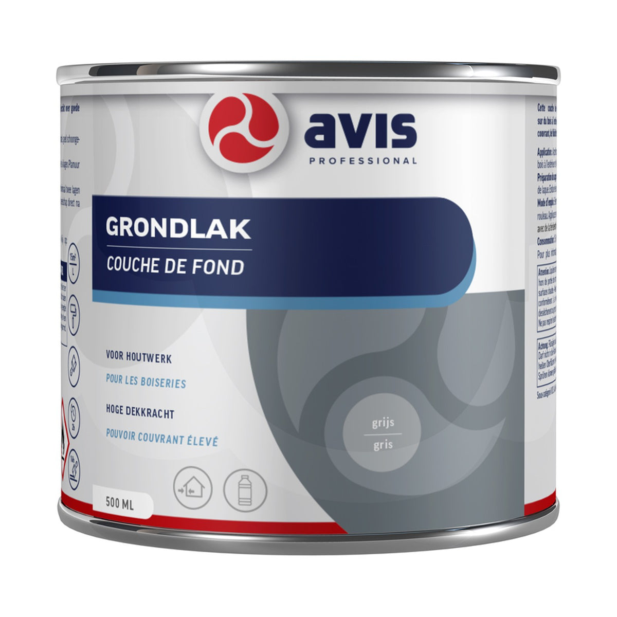 Avis Grondlak Grijs (RAL 7040) 500 ml – EAN 8712576303981