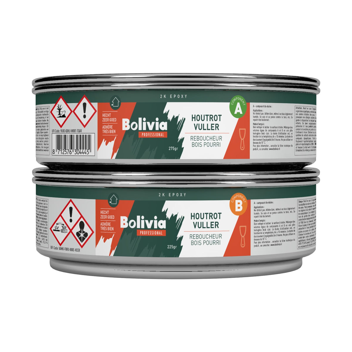 Bolivia Houtrotvuller Epoxy Set 500 g – EAN 8712576304445