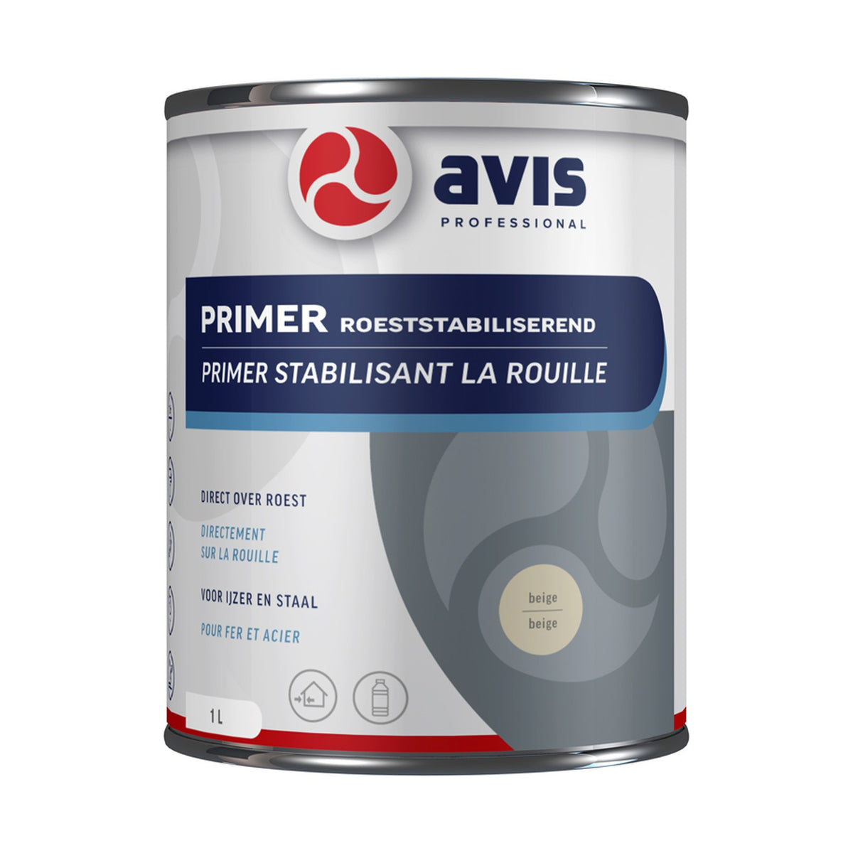 Avis Primer Roeststabiliserend Beige 1 liter – EAN 8712576305473