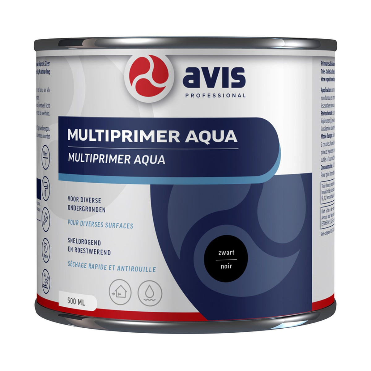 Avis Multiprimer Aqua Zwart 500 ml – EAN 8712576305572