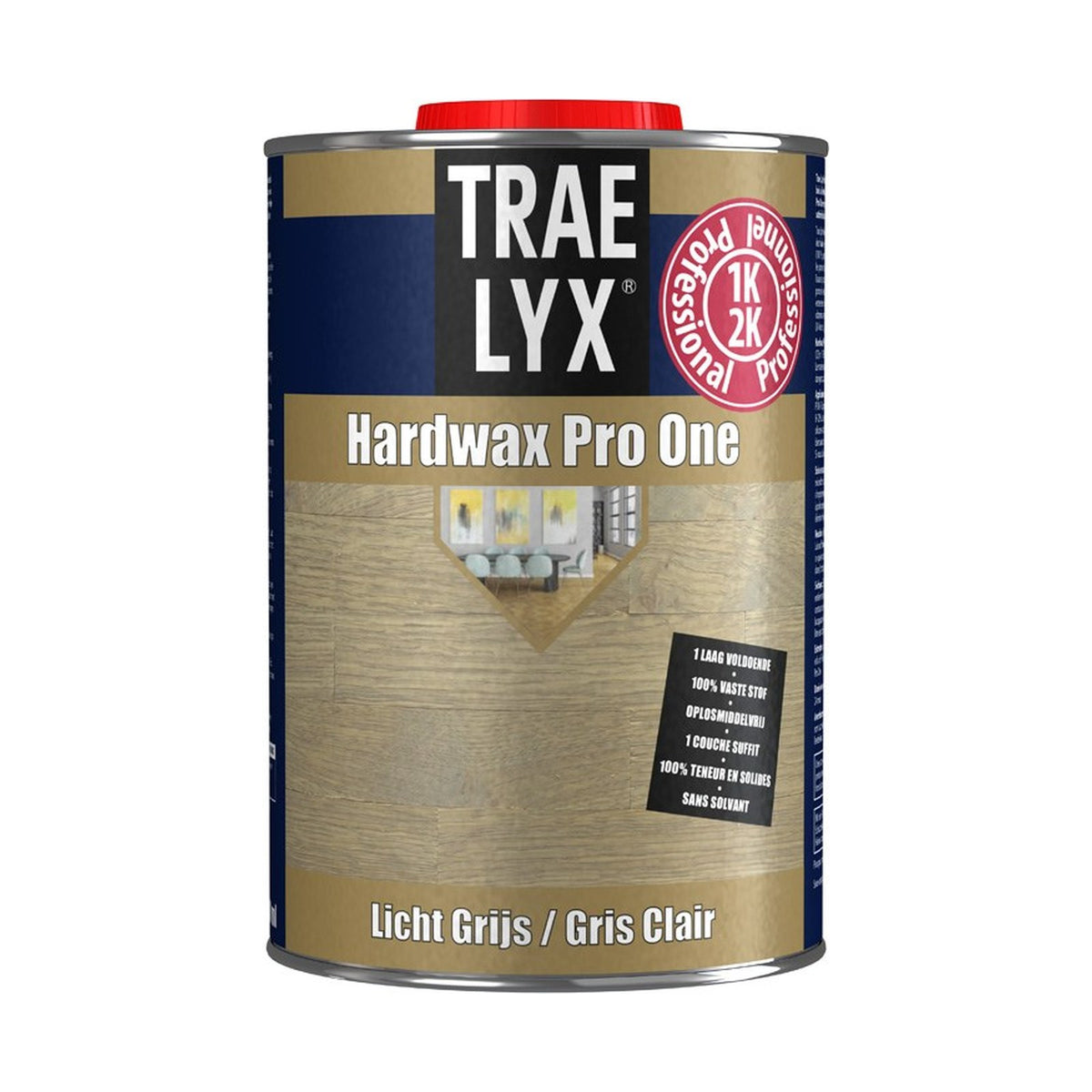 Trae Lyx Hardwax Pro One Lichtgrijs 1 liter – EAN 8712576307576