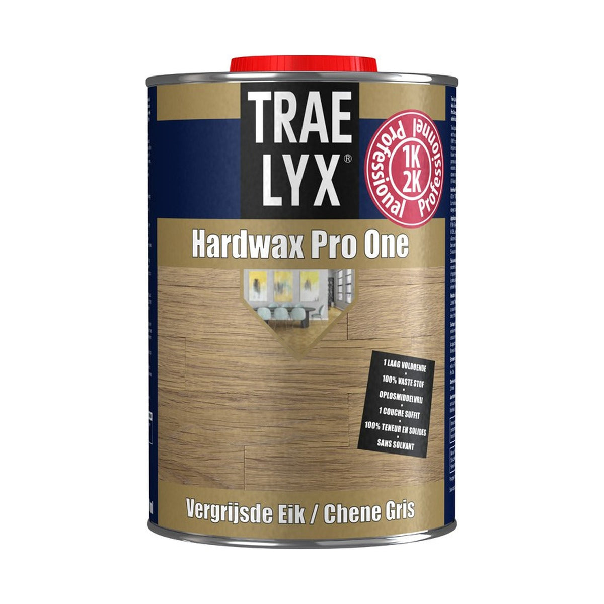 Trae Lyx Hardwax Pro One Vergrijsde eik 1 liter – EAN 8712576307583