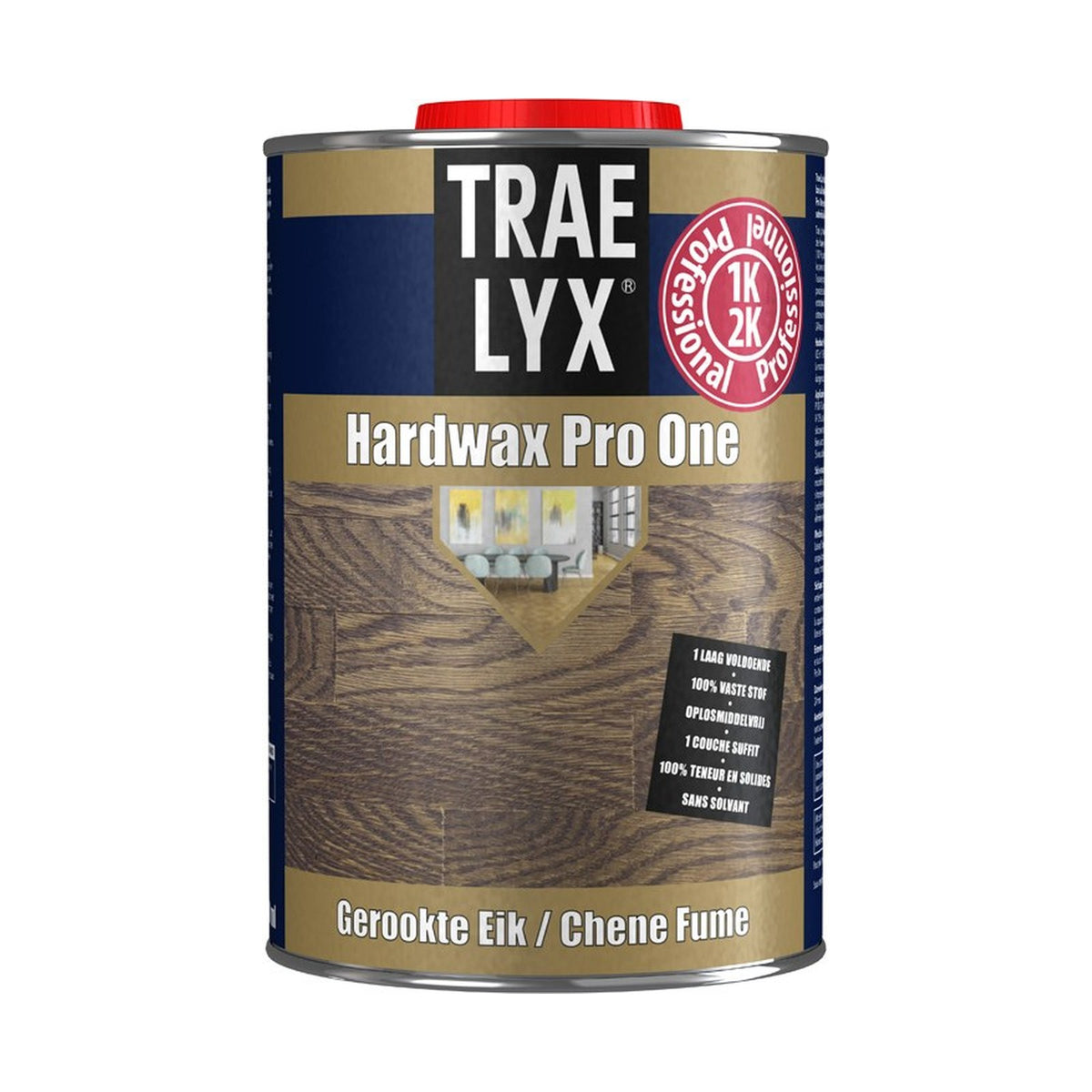 Trae Lyx Hardwax Pro One Gerookte eik 1 liter – EAN 8712576307606