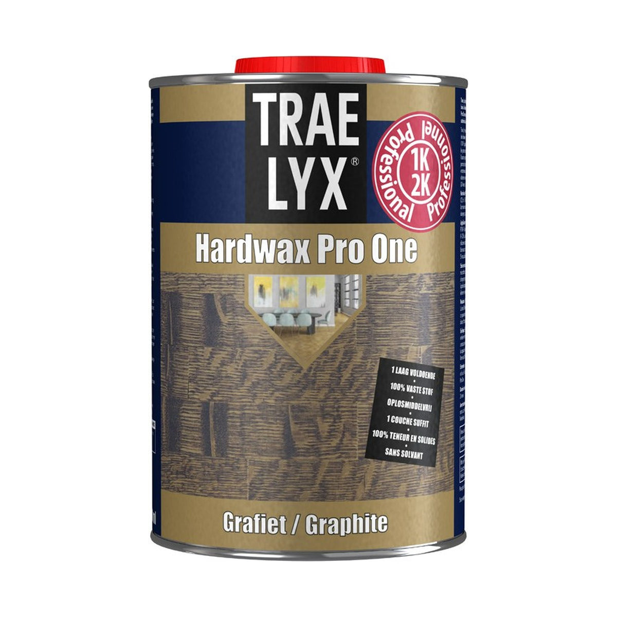 Trae Lyx Hardwax Pro One Grafiet 1 liter – EAN 8712576307644