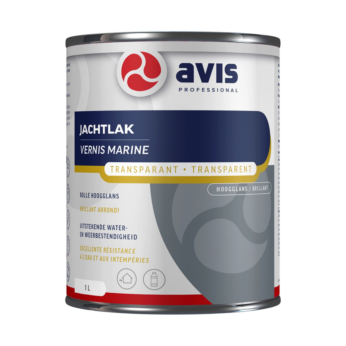 Avis Jachtlak Hoogglans 1 liter – EAN 8712576307903