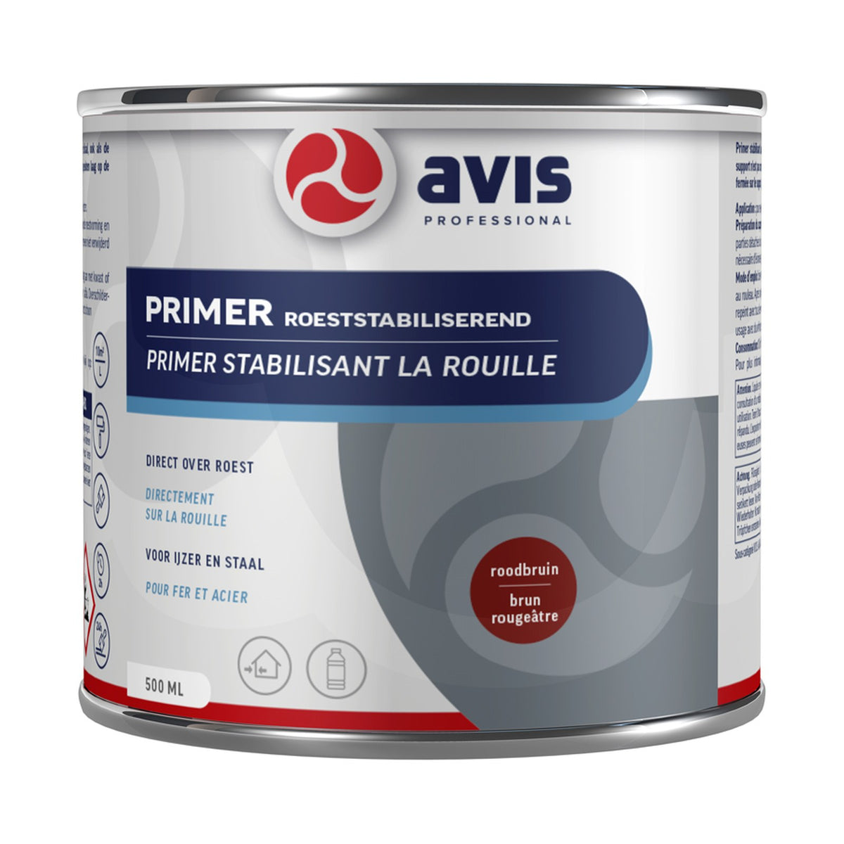 Avis Primer Roeststabiliserend Roodbruin 500 ml – EAN 8712576308009