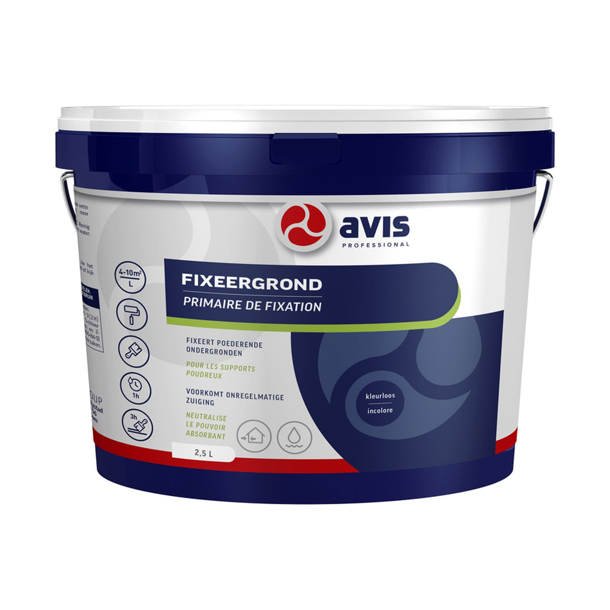 Avis Fixeergrond Kleurloos 2,5 liter – EAN 8712576308283