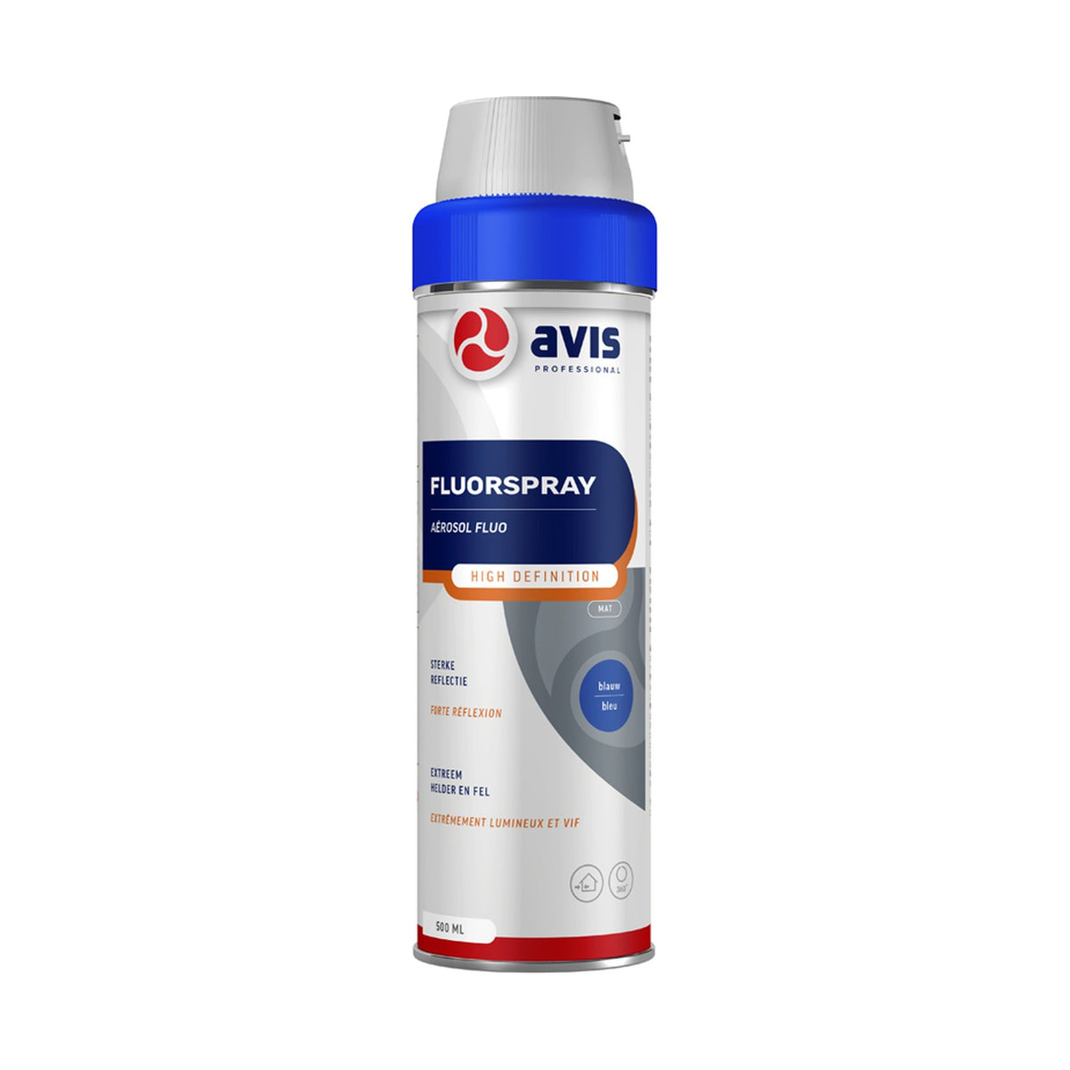 Avis Fluorspray High Definition Blauw 500 ml – EAN 8712576308467