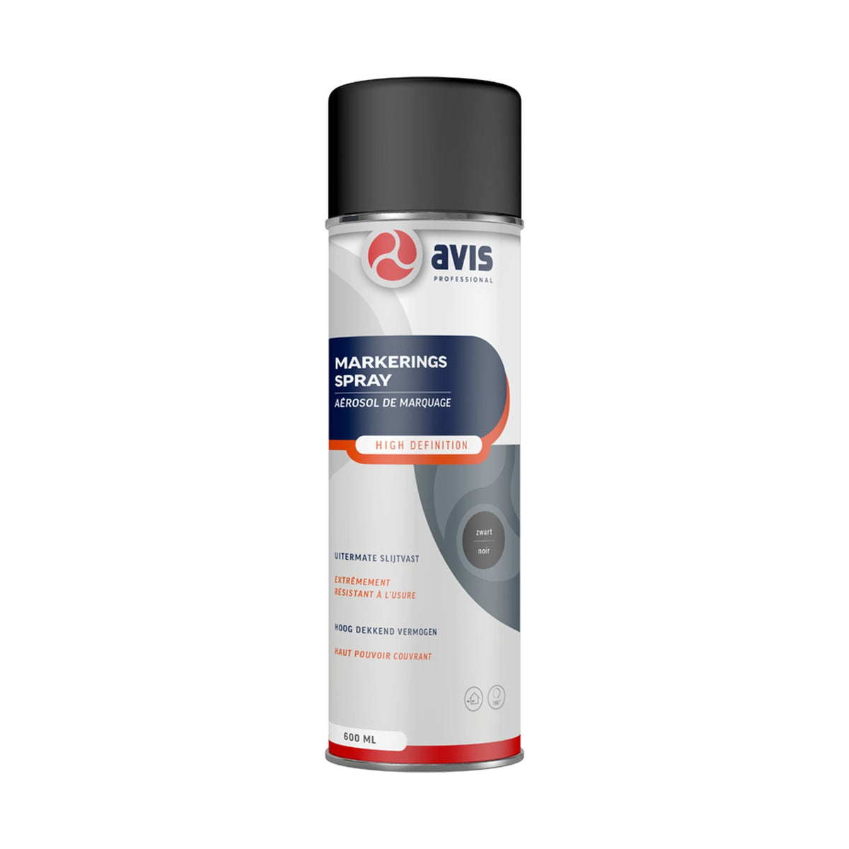 Avis Markeringsspray Zwart 600 ml – EAN 8712576800176