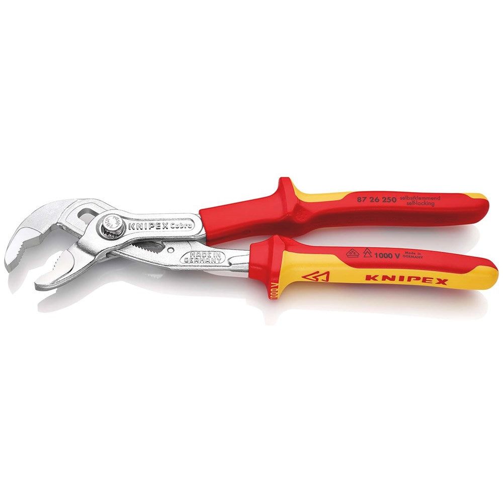 KNIPEX 87 26 250 Cobra® VDE Hightech-waterpomptang, geïsoleerd geïsoleerd met meer-componentengrepen-2