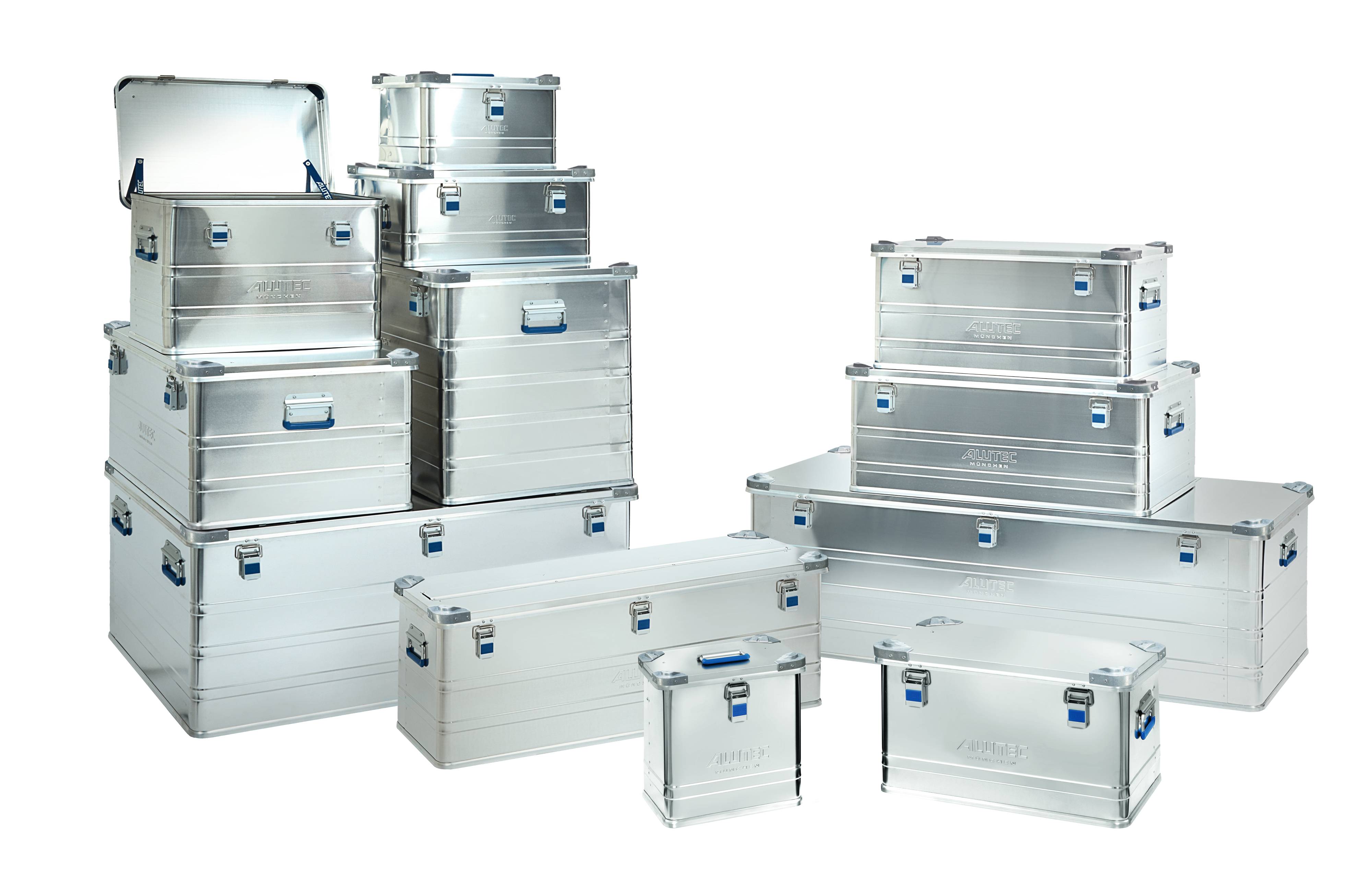 Alutec Aluminium kist INDUSTRY 140 - zilver