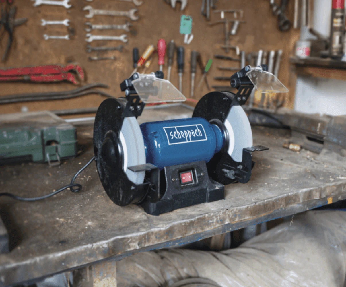 Scheppach dubbele Slijpmachine SM200L