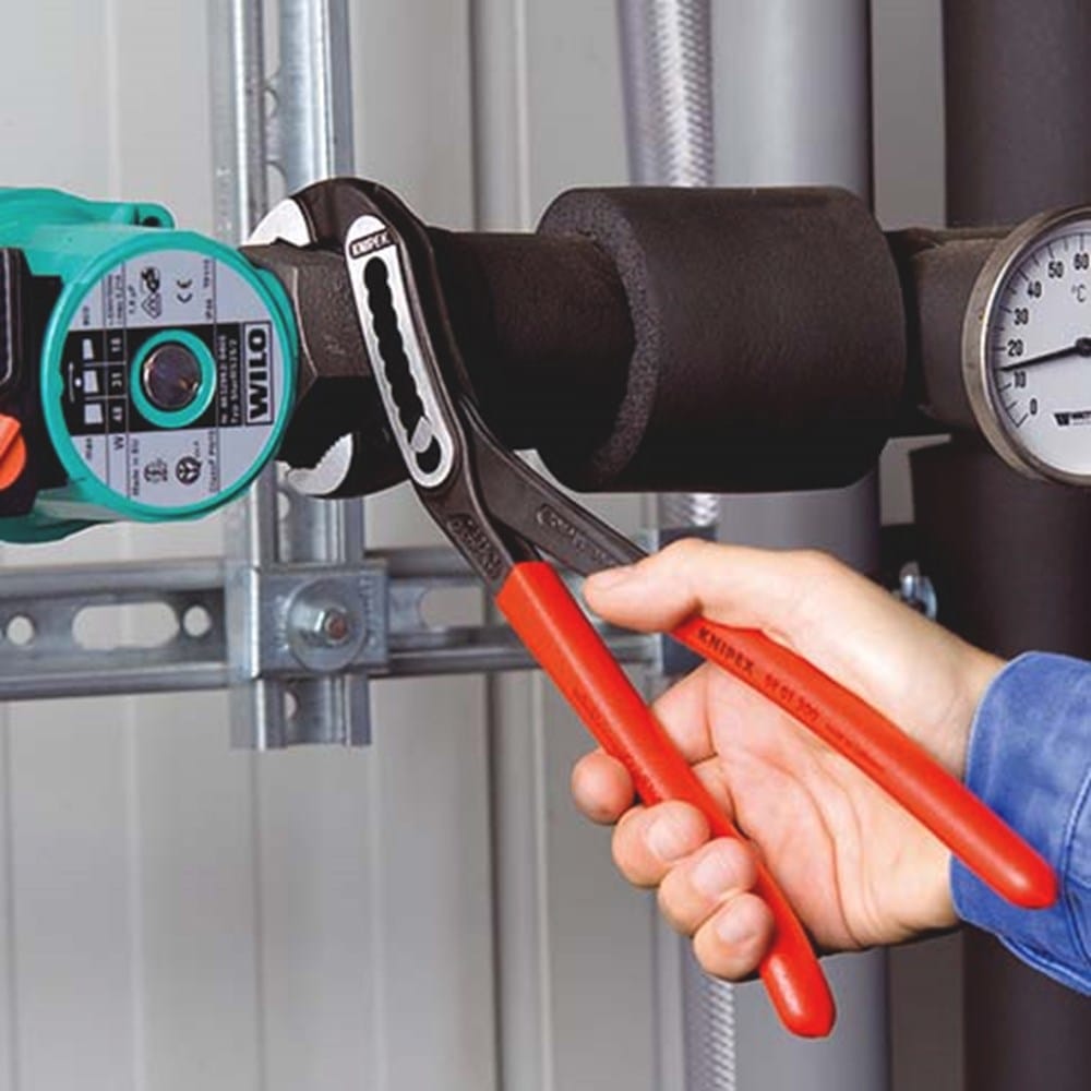 KNIPEX 88 03 180 Alligator® Waterpomptang met anti-slip kunststof bekleed verchroomd 180 mm-9