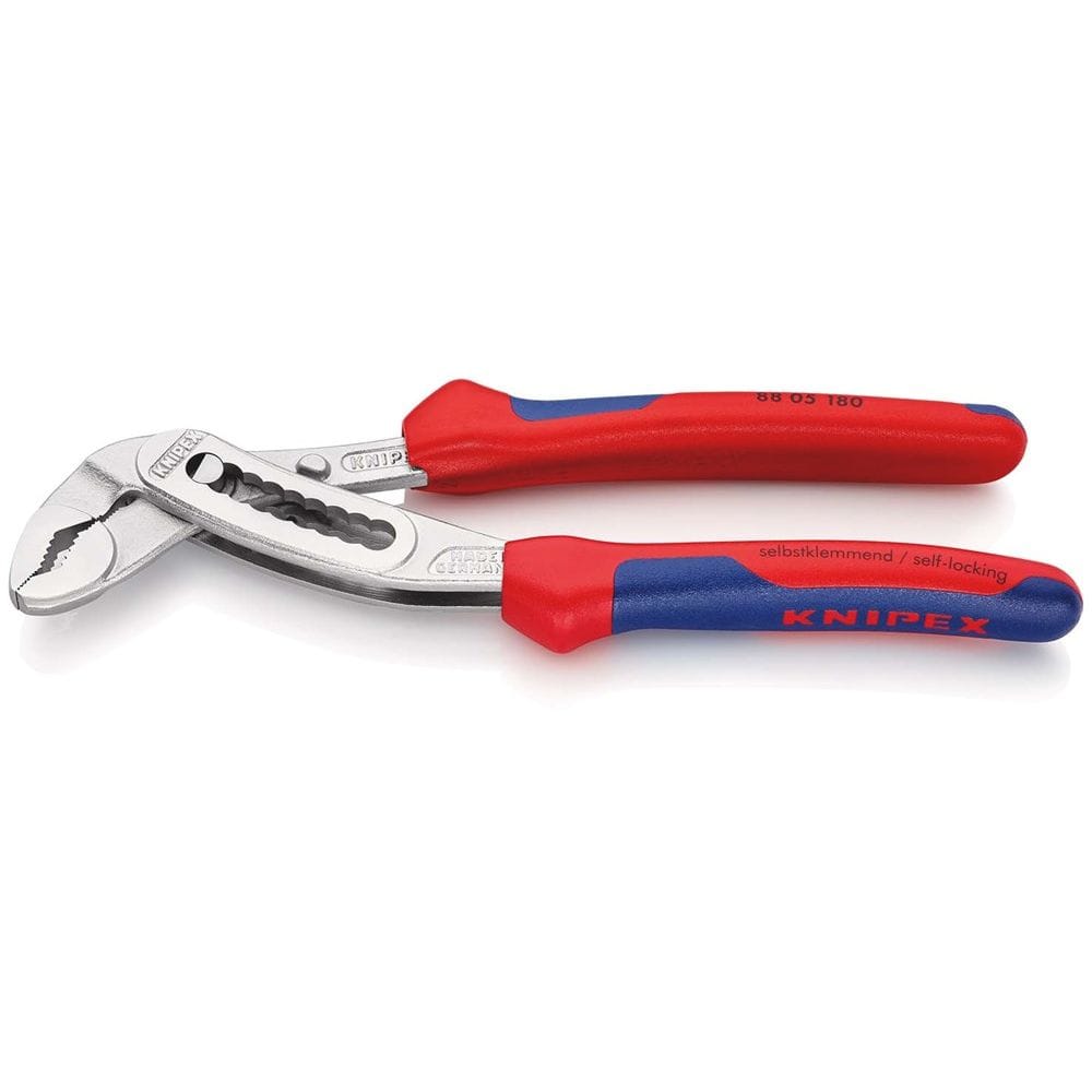 KNIPEX 88 05 180 Alligator® Waterpomptang met meer-componentengrepen verchroomd 180 mm-0