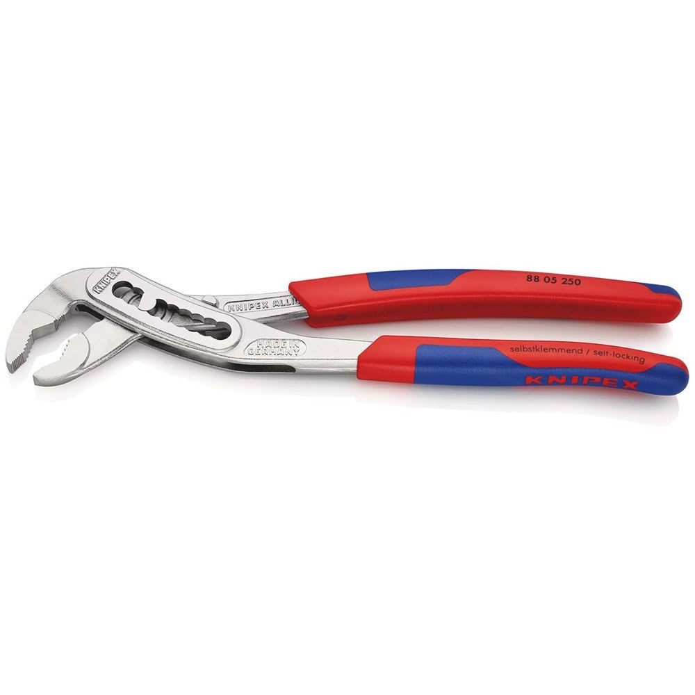 KNIPEX 88 05 250 Alligator® Waterpomptang met slanke meer-componentengrepen verchroomd 250 mm-2