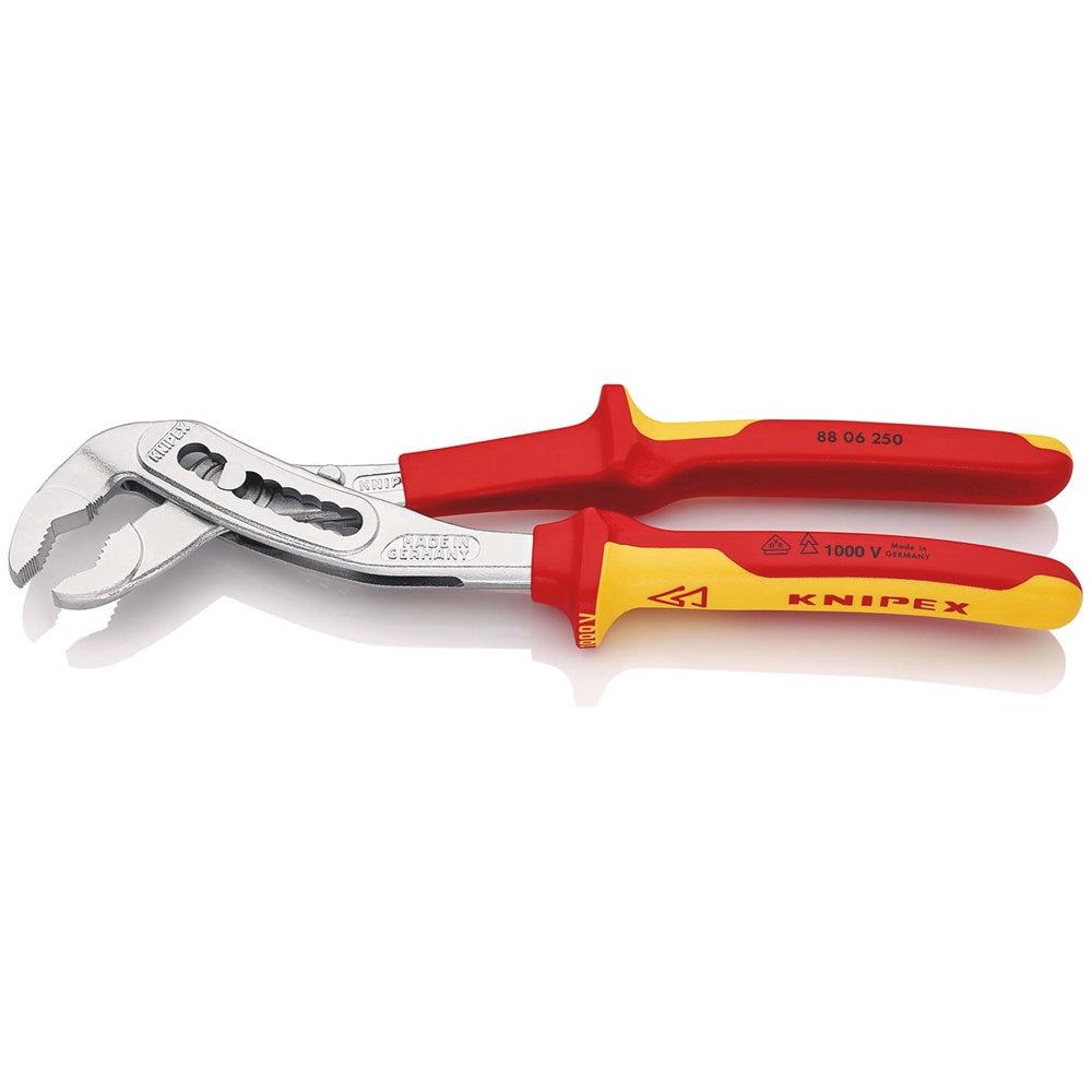 KNIPEX 88 06 250 Alligator® Waterpomptang geïsoleerd met meer-componentengrepen, VDE-getest verchroo-2