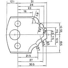 Profielmes nr. 21 WS