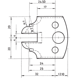 Spaanbegrenzer k-4