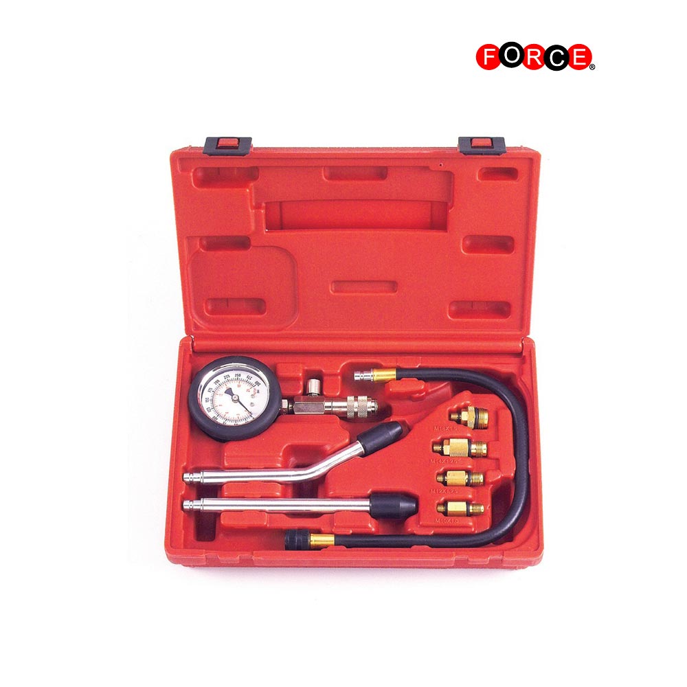 Gas cylinder compression tester