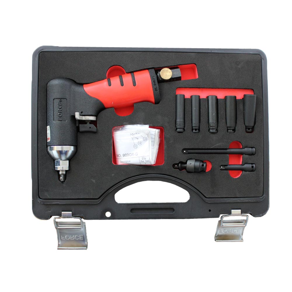 1/4" Pneumatische Trildoppenset voor Gloeibougies 9-delig
