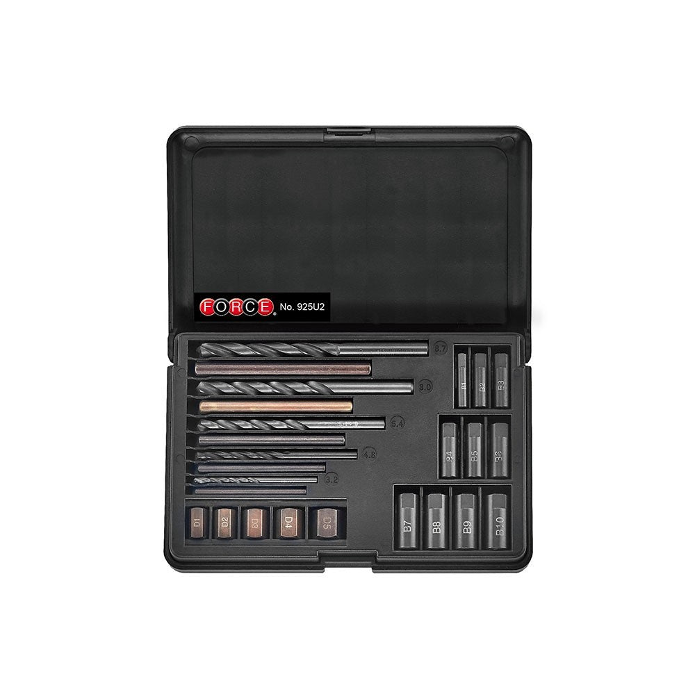 25-delige set schroevenextractor/boor en geleider-0