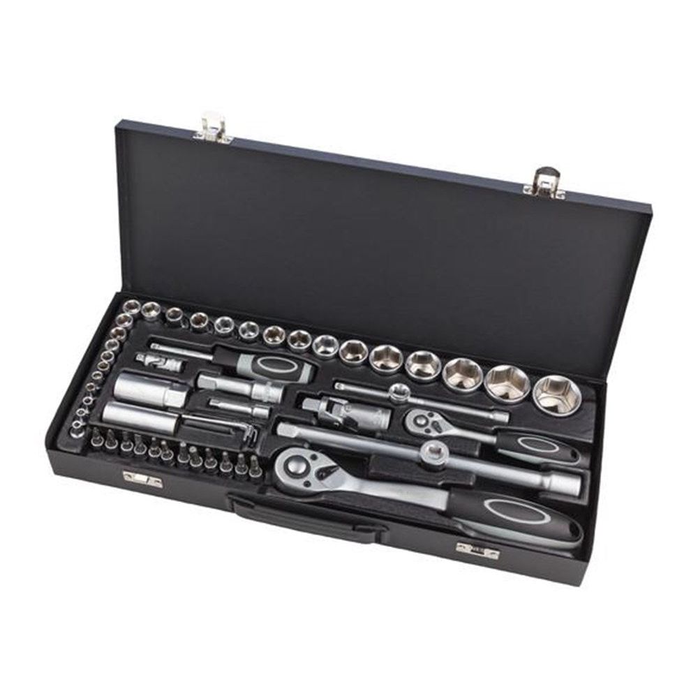 1/4" en 1/2" zeskant doppenset 4 - 32 mm-0