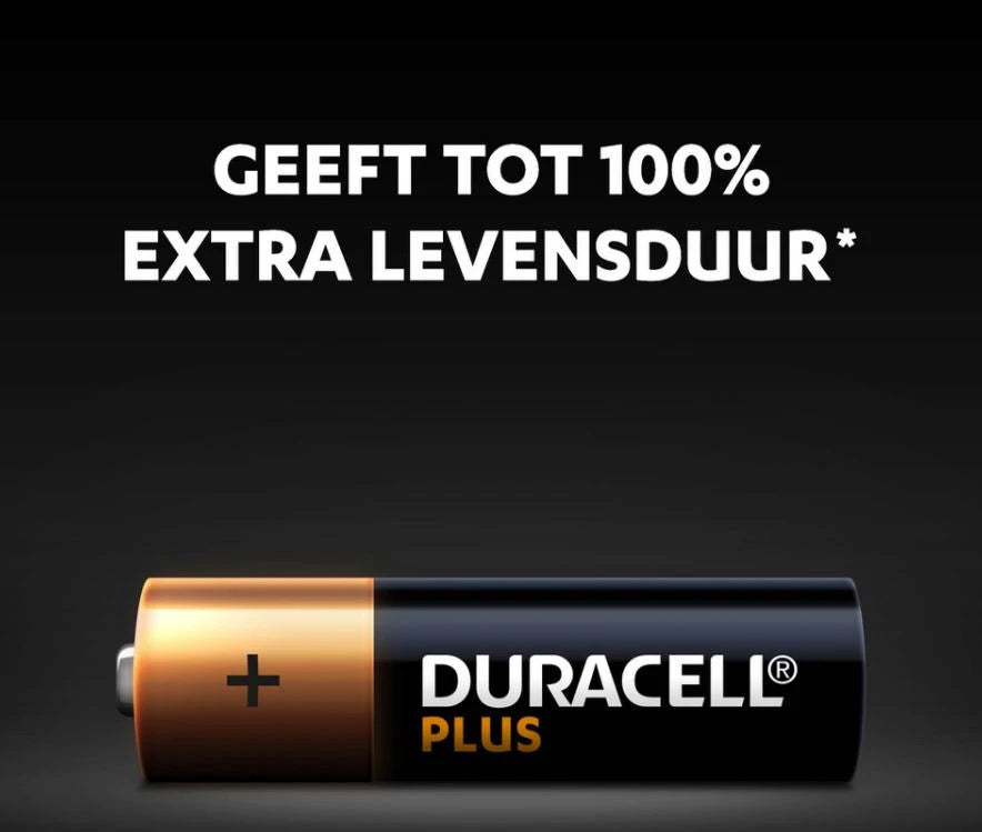 Duracell Alkaline Plus 100 AA 8st.