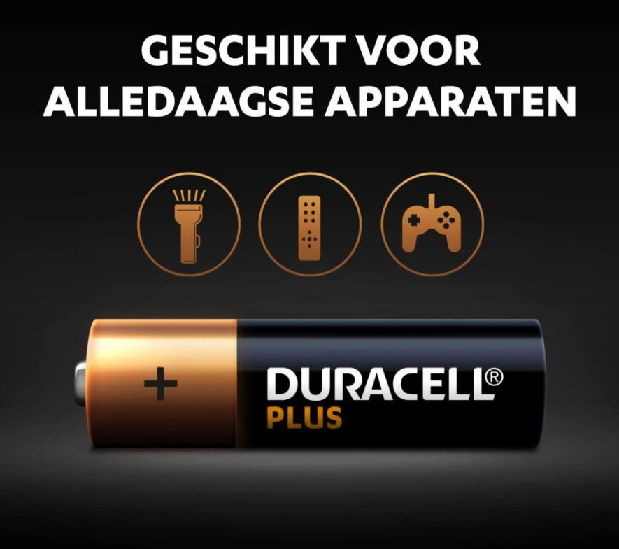 Duracell Alkaline Plus 100 AA 8st.
