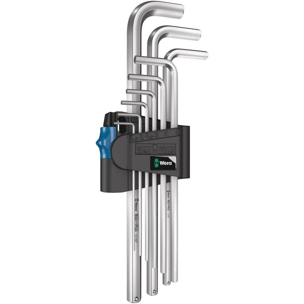 950/9 L HEX-PLUS HF 1 STIFTSLEUTELSET, METRISCH, VERCHROOMD, MET VASTHOUDFUNCTIE, 9-DELIG-0