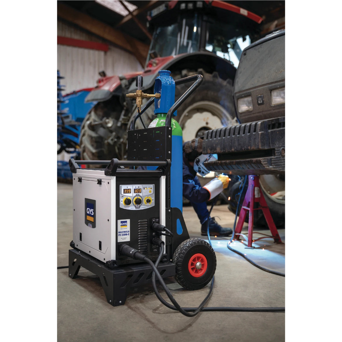 GYS Multiproces lasapparaat Multiweld FV 220M-C - afbeelding 4