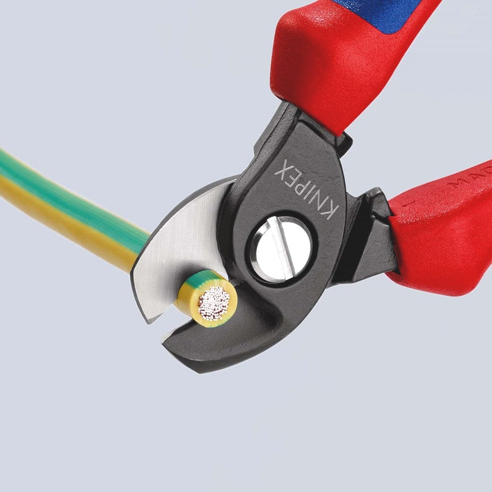 KNIPEX 95 12 165 Kabelschaar met meer-componentengrepen gebruineerd 180 mm-3
