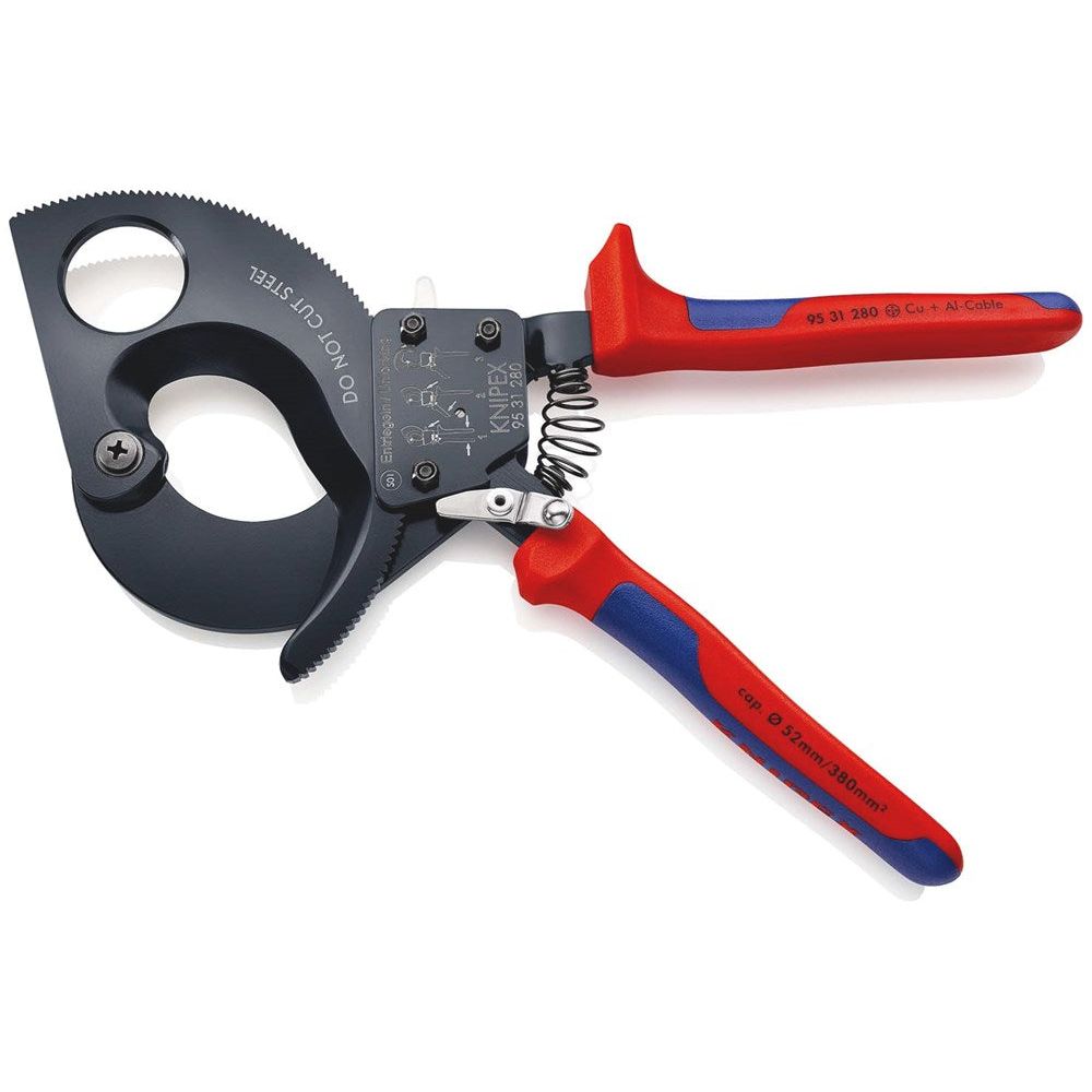 KNIPEX 95 31 280 Kabelschaar (ratelprincipe) met meer-componentengrepen zwart gelakt 280 mm (zelfbed-2