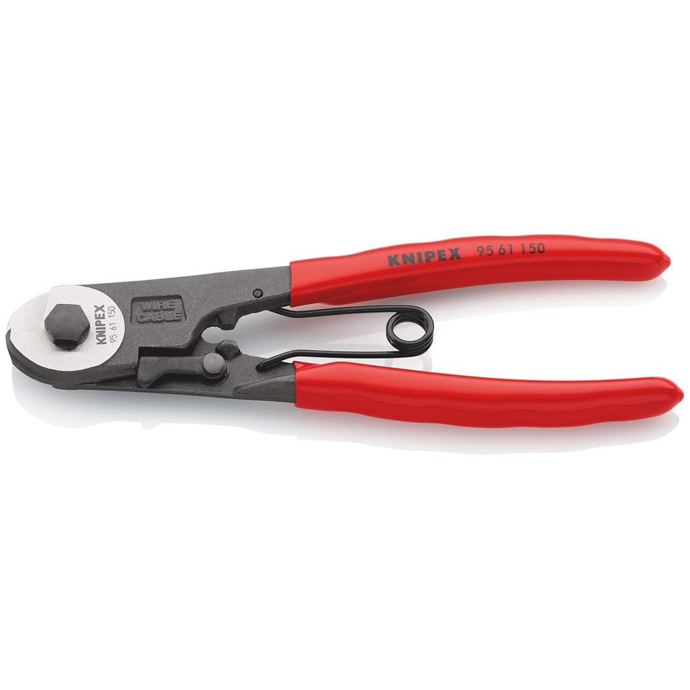 KNIPEX 95 61 150 Bowdenkabelschaar met kunststof bekleed zwart geatramenteerd 150 mm-0
