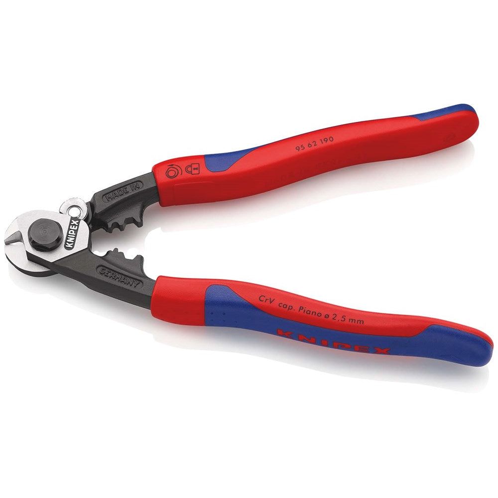 KNIPEX 95 62 190 Staaldraadschaar gesmeed met meer-componentengrepen 190 mm-2