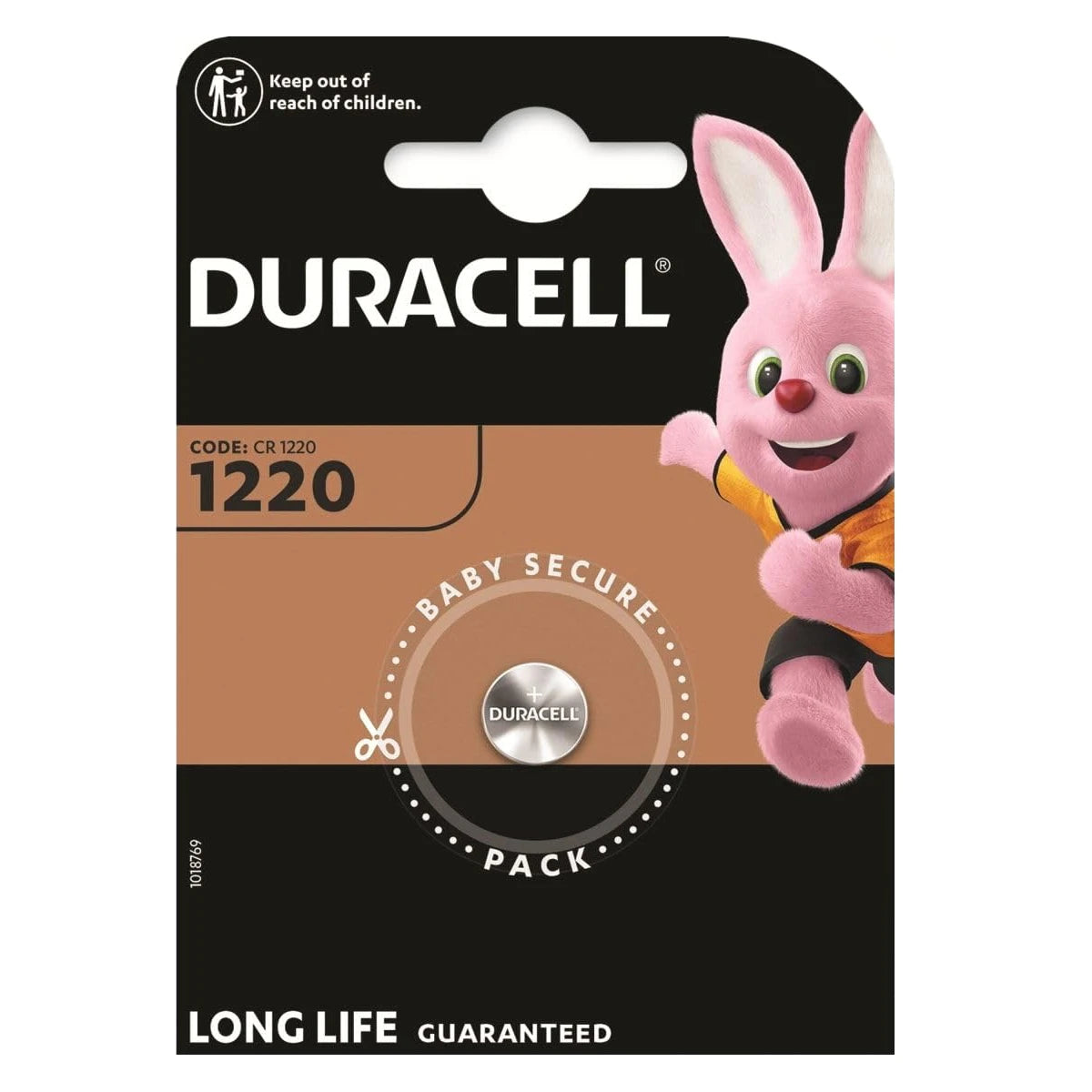Duracell Knoopcelbatterij 1220 1st.