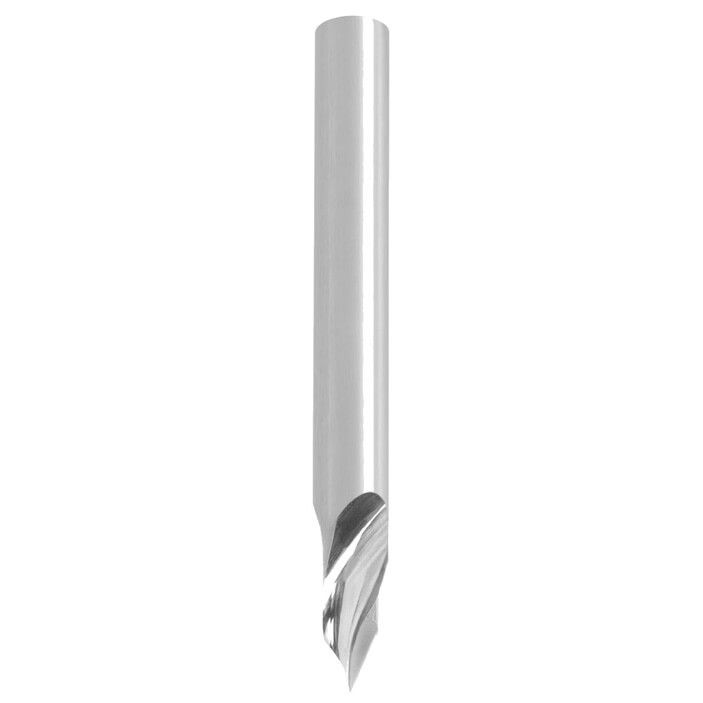 V-groefspiraalfrees Ø 6 mm, x 60 mm, Z=1, VHW, thermoplast