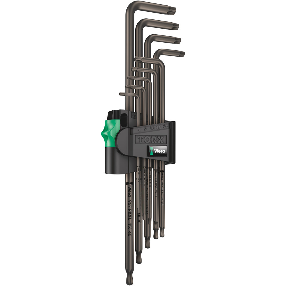 967/9 TX XL 1 TORX® STIFTSLEUTELSET, LANG, 9-DELIG-0