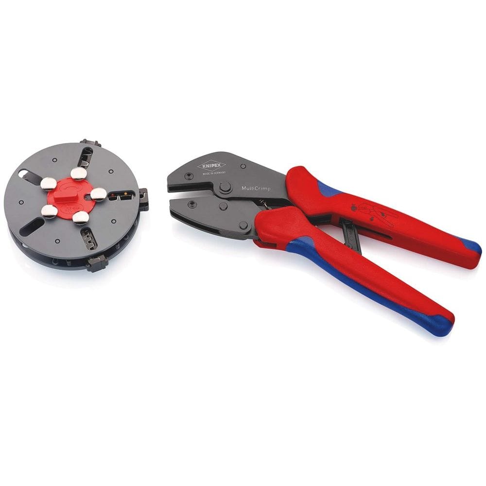 KNIPEX 97 33 01 MultiCrimp® Krimptang met vaste T-greep met meer-componentengrepen gebruineerd 250 m-0