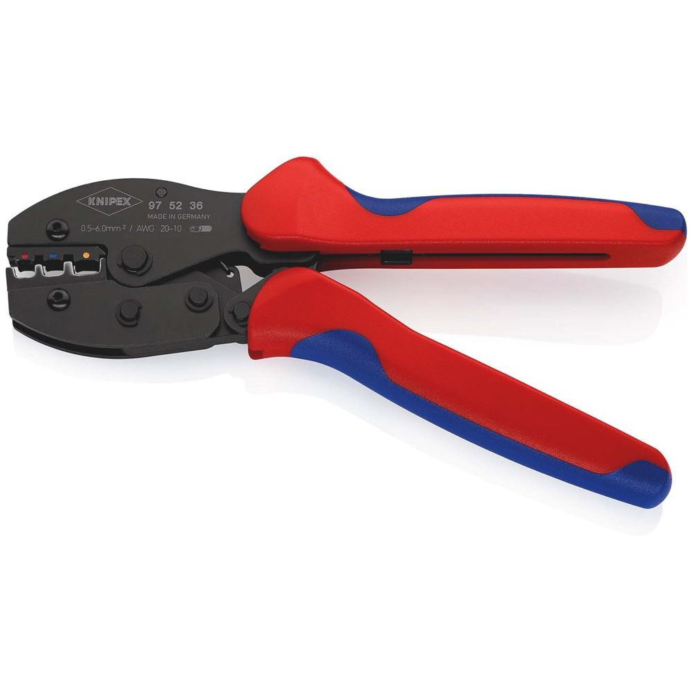 KNIPEX 97 52 36 PreciForce® Krimptang met meer-componentengrepen gebruineerd 220 mm-2