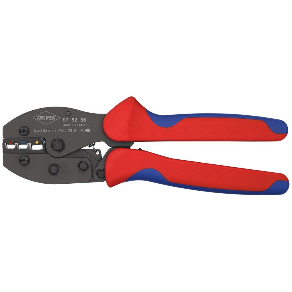 KNIPEX 97 52 36 PreciForce® Krimptang met meer-componentengrepen gebruineerd 220 mm-0