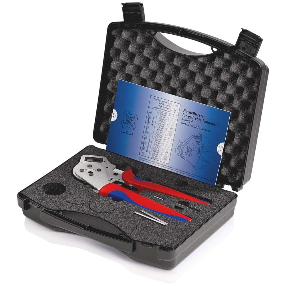 KNIPEX 97 52 65 DG Vierdoornkrimptang voor gedraaide contacten met meer-componentengrepen verchroomd-4