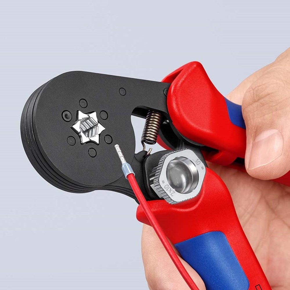 KNIPEX 97 53 14 SB Zelfinstellende krimptang voor adereindhulzen met zij-invoering met meer-componen-19