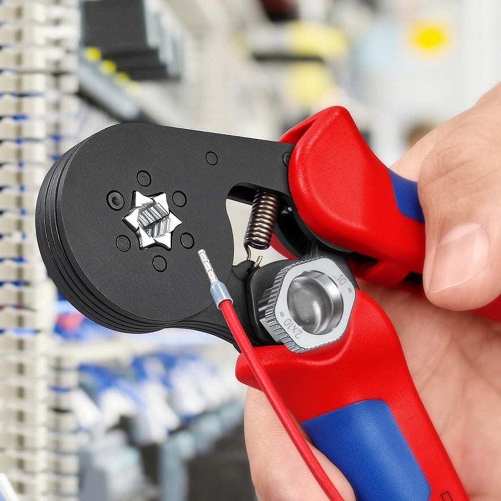 KNIPEX 97 53 14 SB Zelfinstellende krimptang voor adereindhulzen met zij-invoering met meer-componen-11