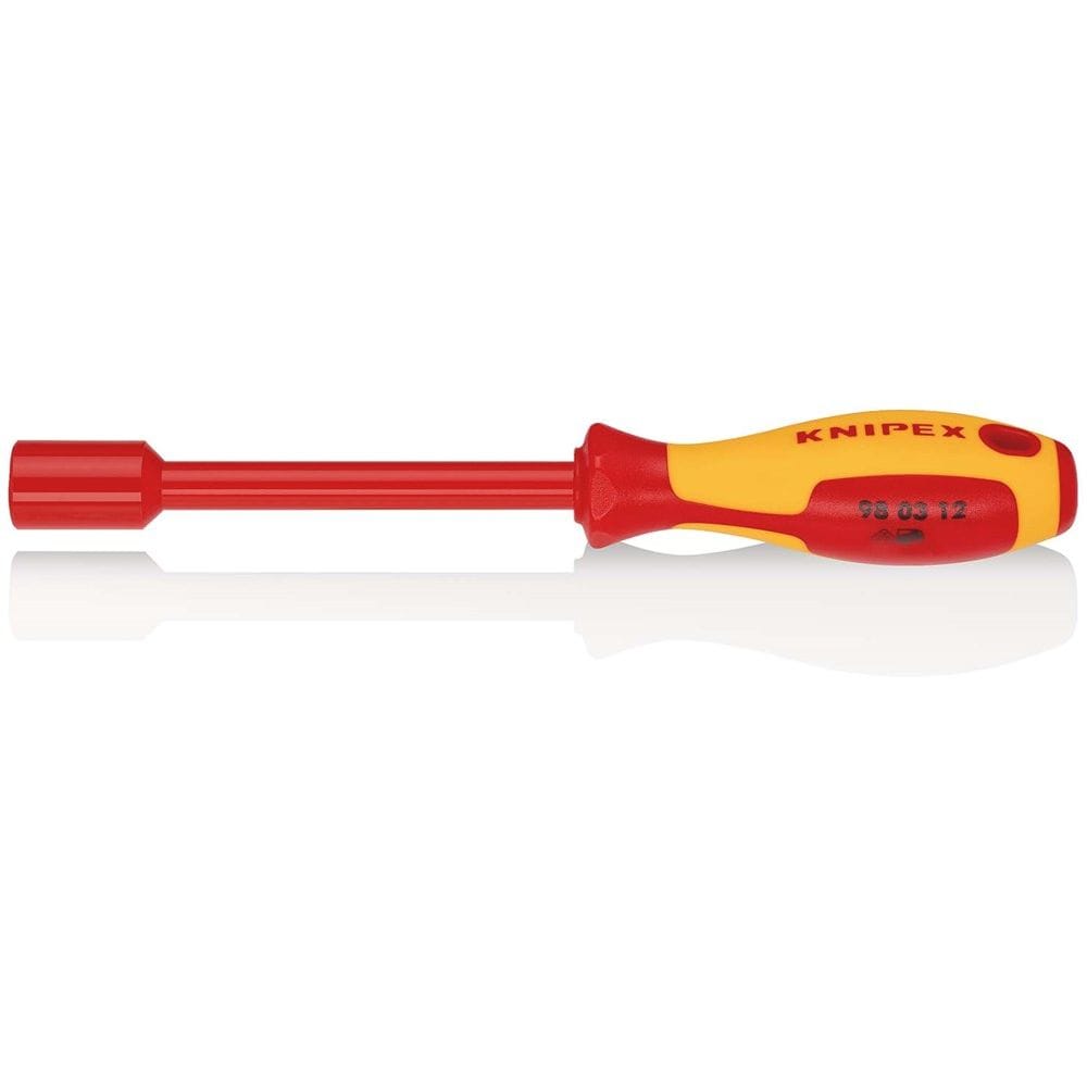 KNIPEX 98 03 12 Steeksleutel met schroevendraaier-greep geïsoleerde meercomponenten-greep, VDE-getes-0