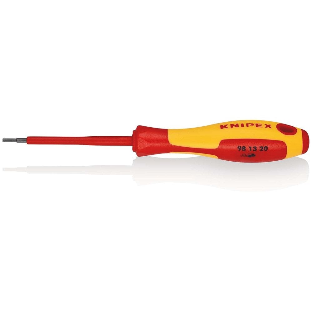 KNIPEX 98 13 20 Schroevendraaier voor binnenzeskantschroeven geïsoleerde meercomponenten-greep, VDE--0