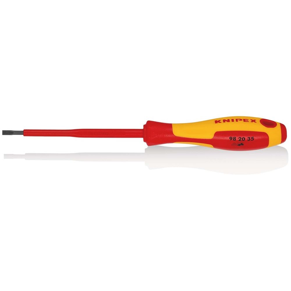 KNIPEX 98 20 35 Schroevendraaiers voor sleufschroeven geïsoleerde meercomponenten-greep, VDE-getest-0