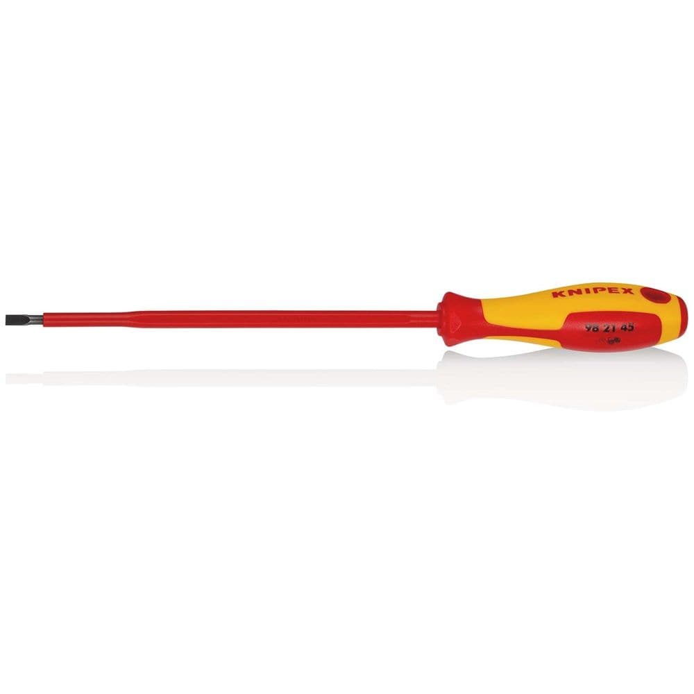 KNIPEX 98 21 45 Schroevendraaiers voor sleufschroeven geïsoleerde meercomponenten-greep, VDE-getest-0