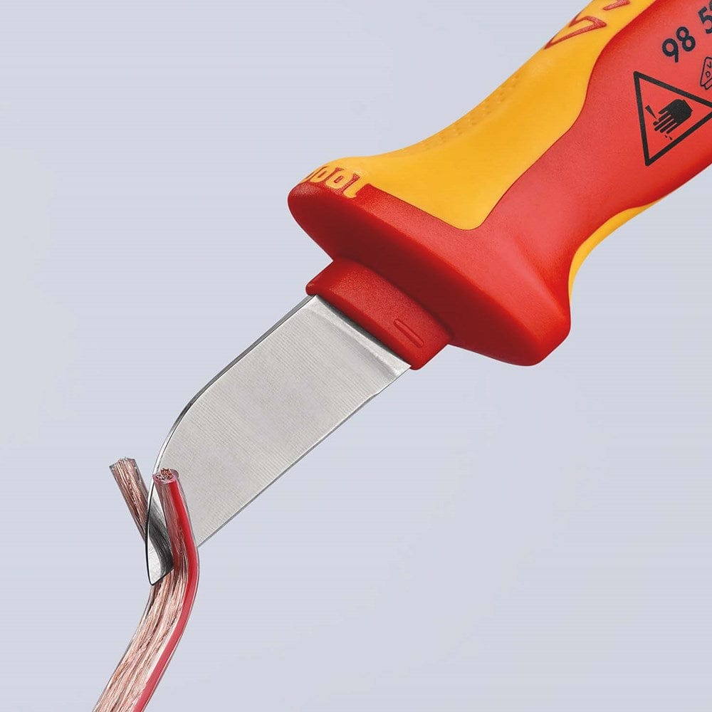 KNIPEX 98 52 Kabelmes geïsoleerde meercomponenten-greep, VDE-getest 190 mm-3