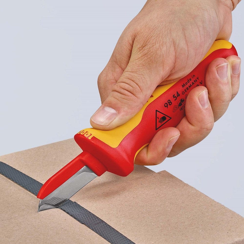 KNIPEX 98 54 Kabelmes geïsoleerde meercomponenten-greep, VDE-getest 190 mm-6