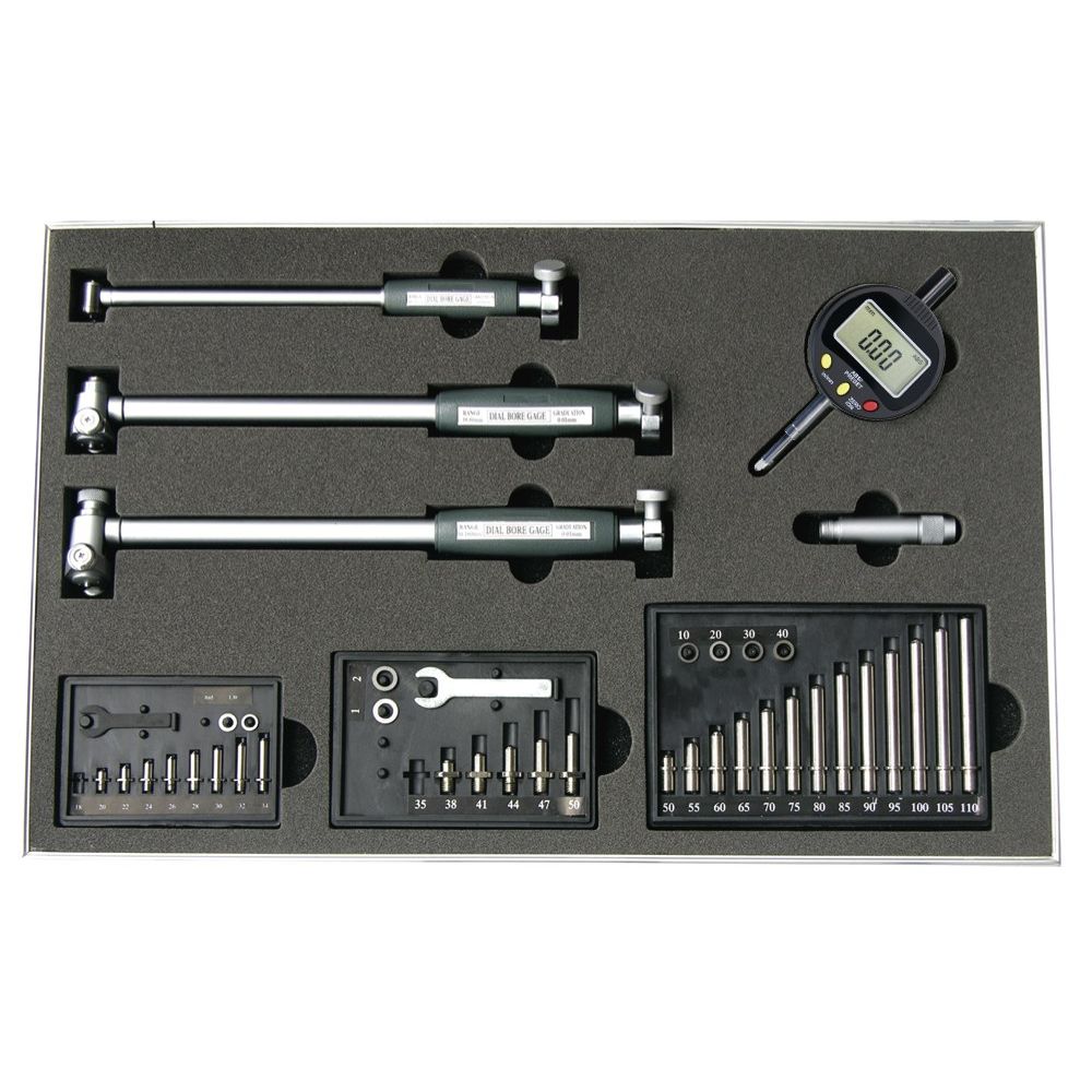 Binnenmicrometer set 18-160mm met digitale klok, 18-35/35-50/50-160mm-0
